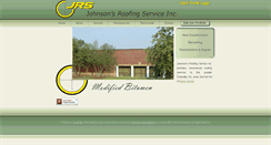 Desktop Screenshot of johnsonsroofinginc.com